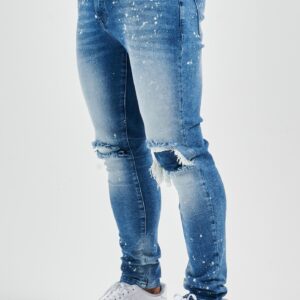 SLIM FIT JEANS 2.0 - PAINT BLUE
