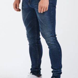 SLIM FIT JEANS 2.0 DETAILED - INDIGO BLUE